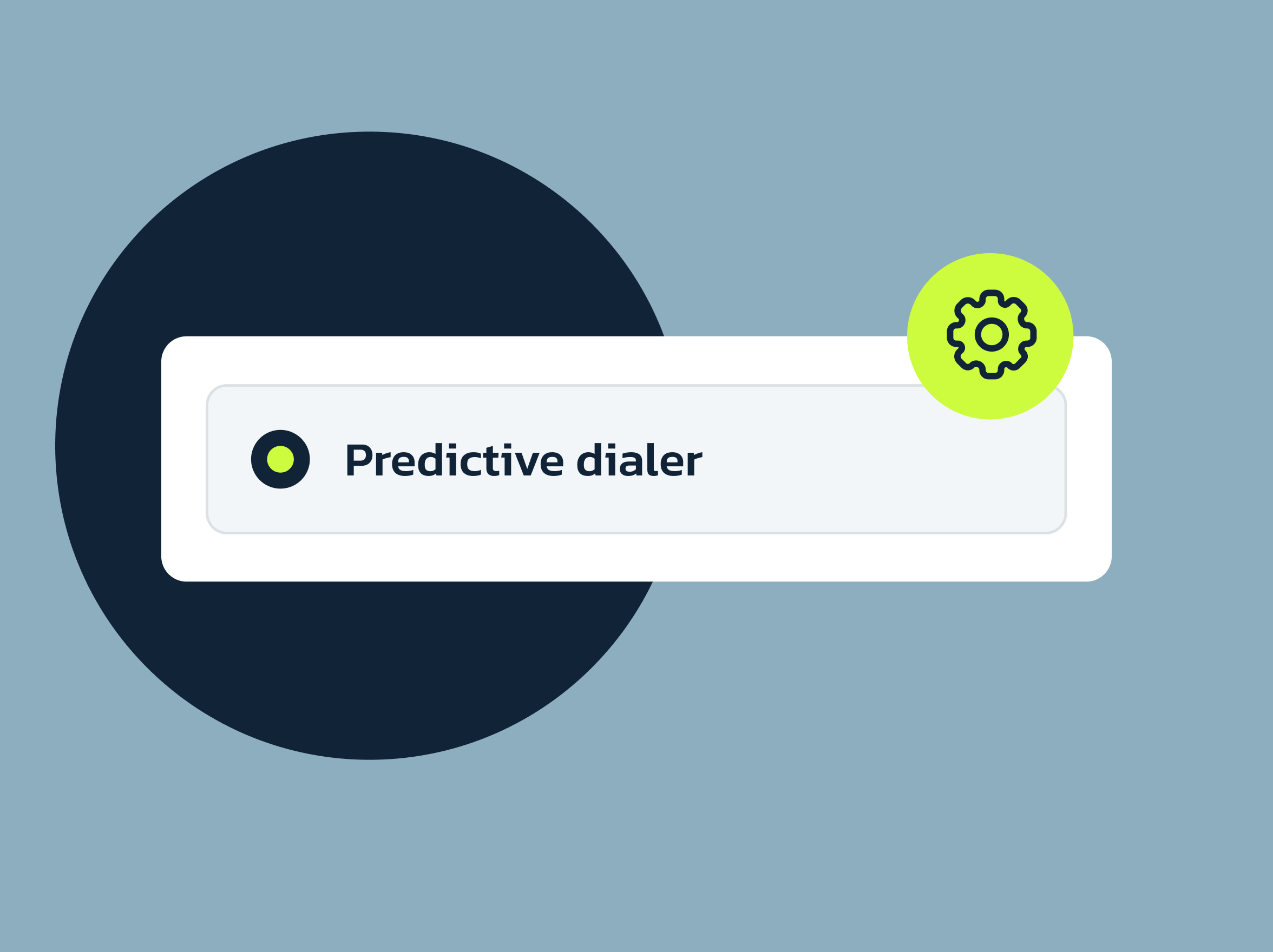 how to set up Predictive dialer